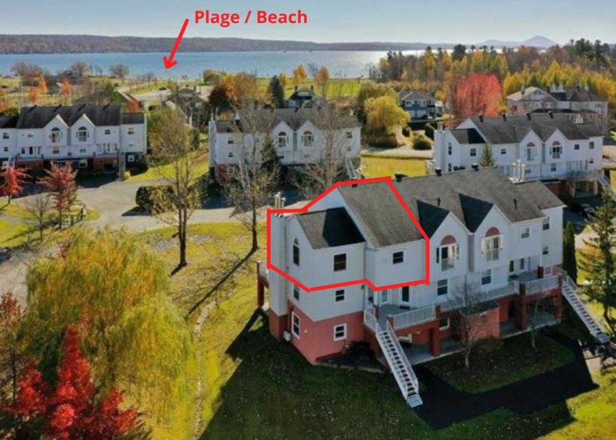 Chaleureux Condo A Magog Eksteriør billede
